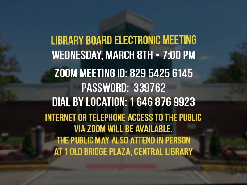 Library Board Meeting for March 8th, 2023