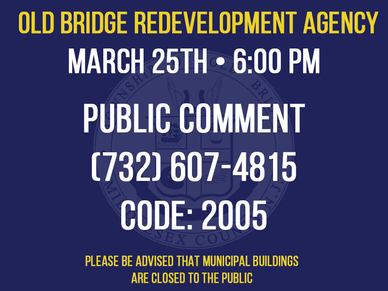 Redevelopment Meeting March 25, 2021
