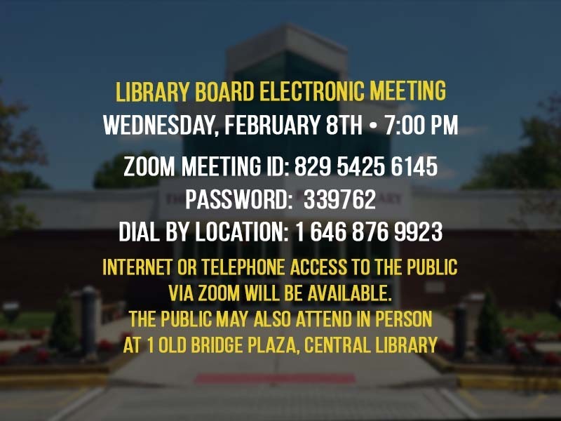Library Board Electronic Meeting February 8th, 2023