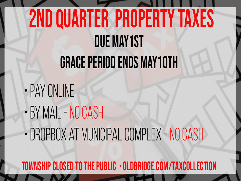 Second Quarter Property Taxes