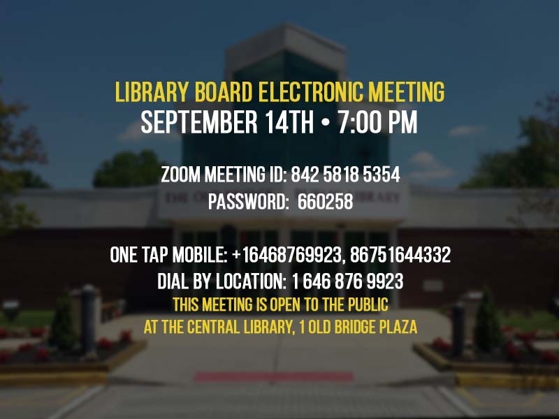 Library Board Meeting September 14th, 2022