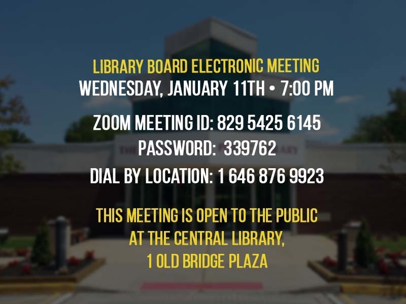 Library Board Electronic Meeting January 11th, 2023