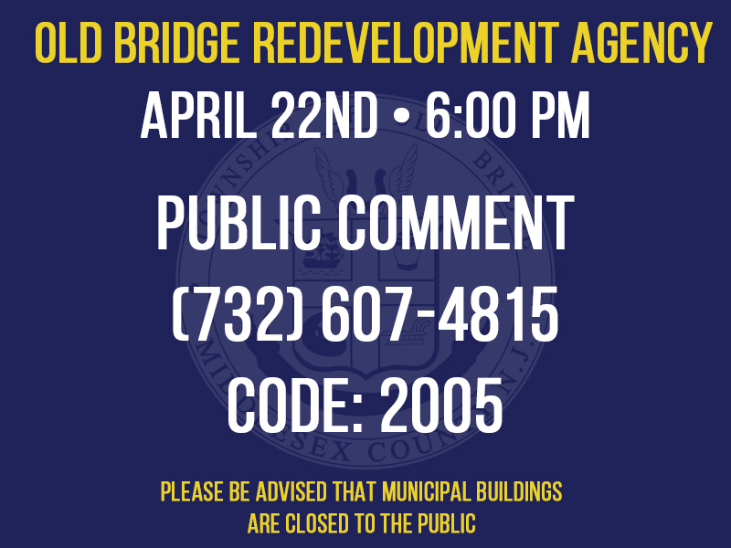 Special Redevelopment Meeting - April 22nd