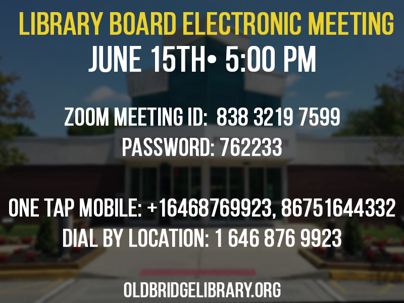 Library Board Meeting Infographic