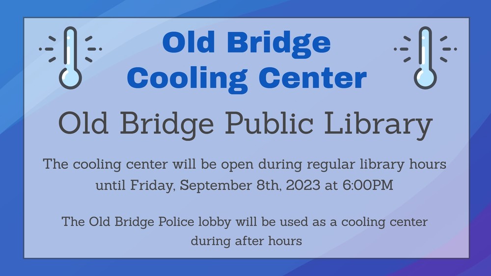 Cooling Center at the Old Bridge Public Library