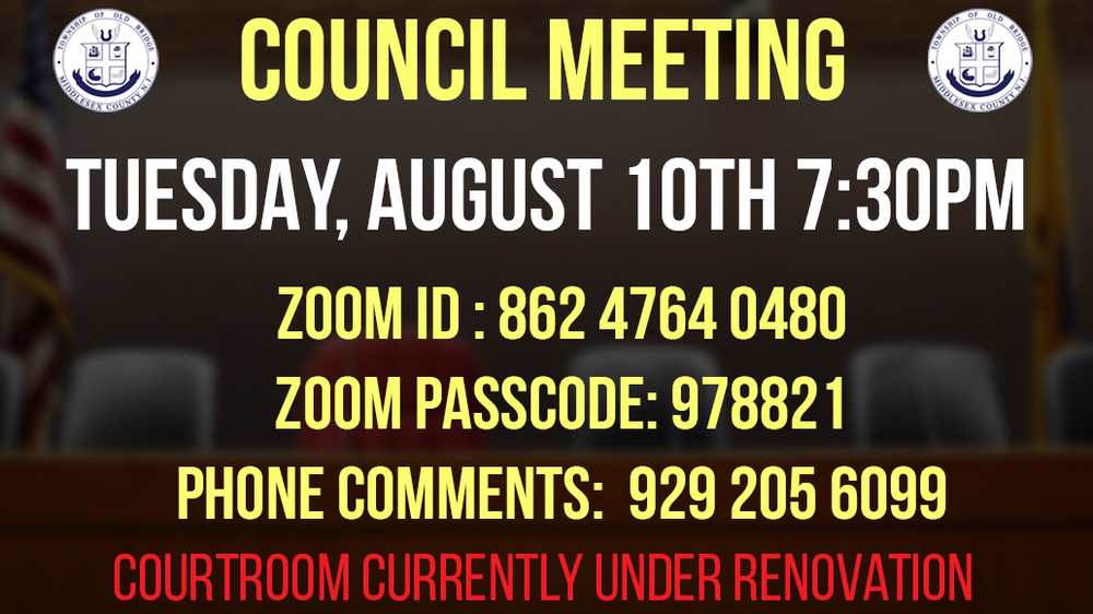Council Meeting Zoom Info
