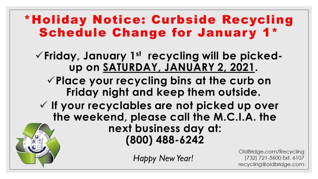 Holiday Recycling Info