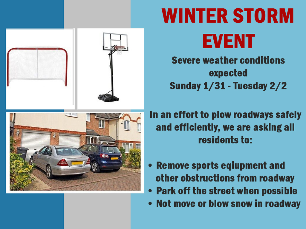 Winter Storm Info Graphic