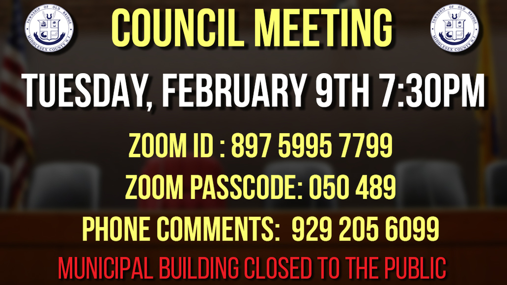 February 9th Zoom Meeting Info