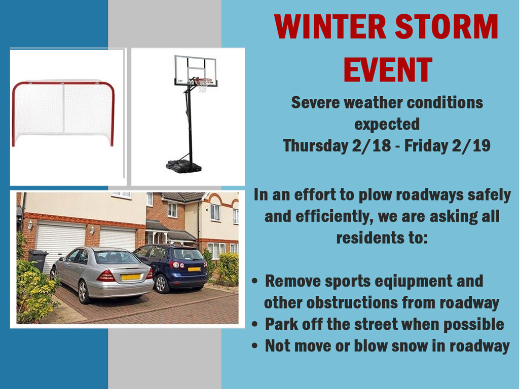Winter Storm Info Graphic