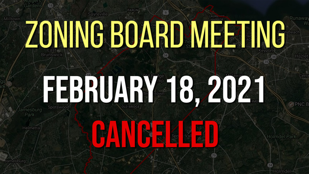 Zoning Meeting Cancelled