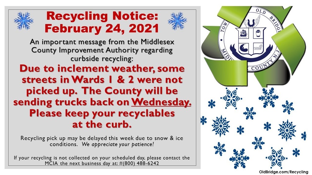 Information on Recycling in Ward 1 & 2