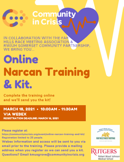 Narcan Training Flyer