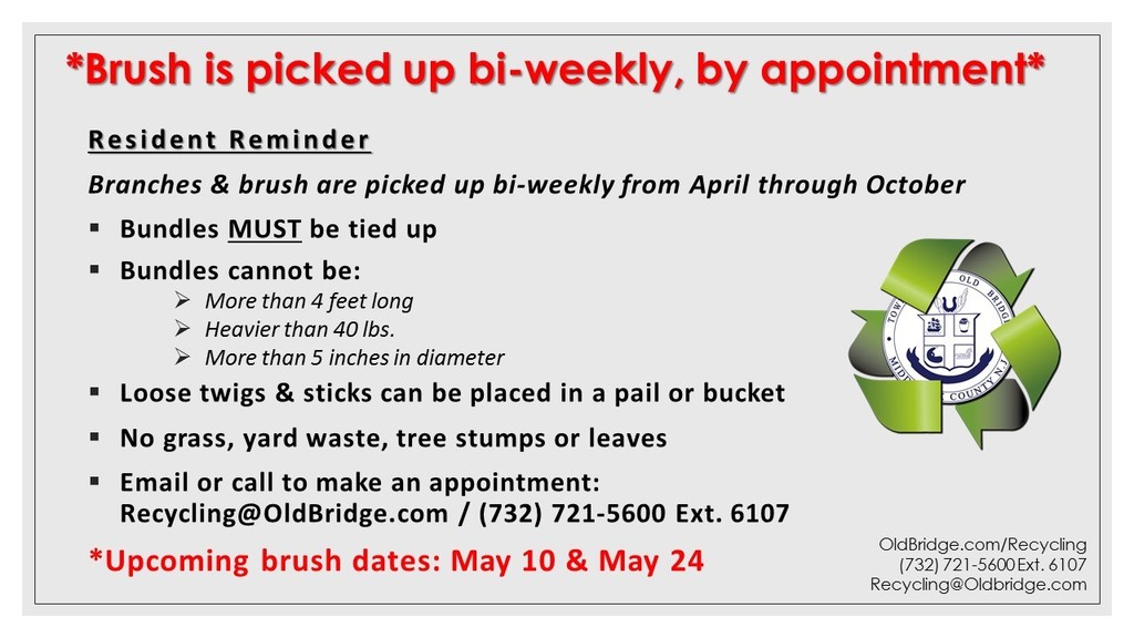 Brush Pickup Info