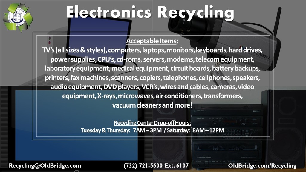 Electronics at Recycling Center