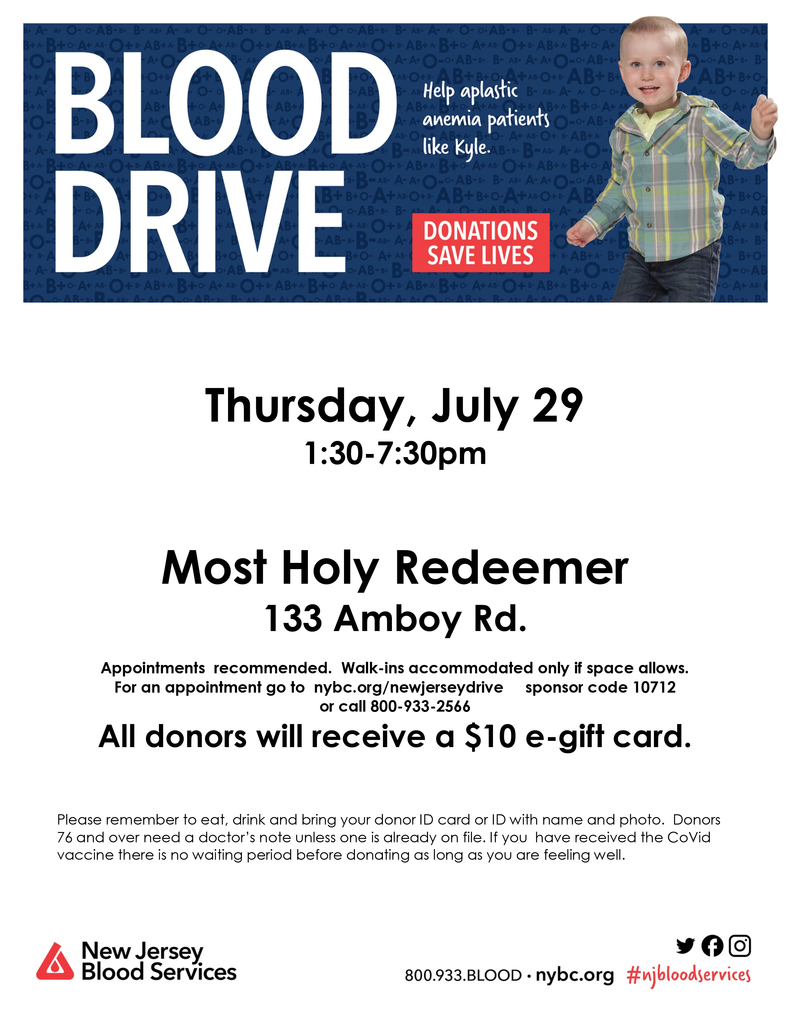 Blood Drive Flyer
