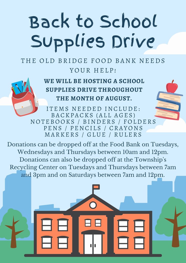 Back to School Supplies Drive Flyer