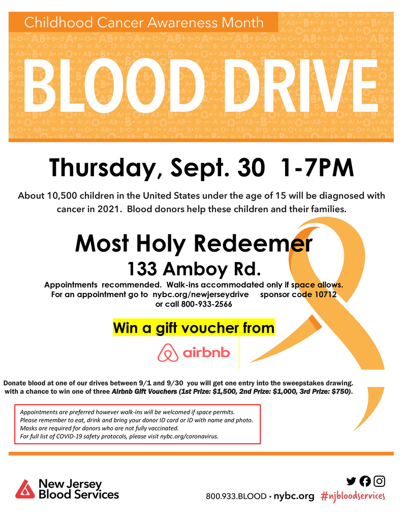 Blood Drive Flyer