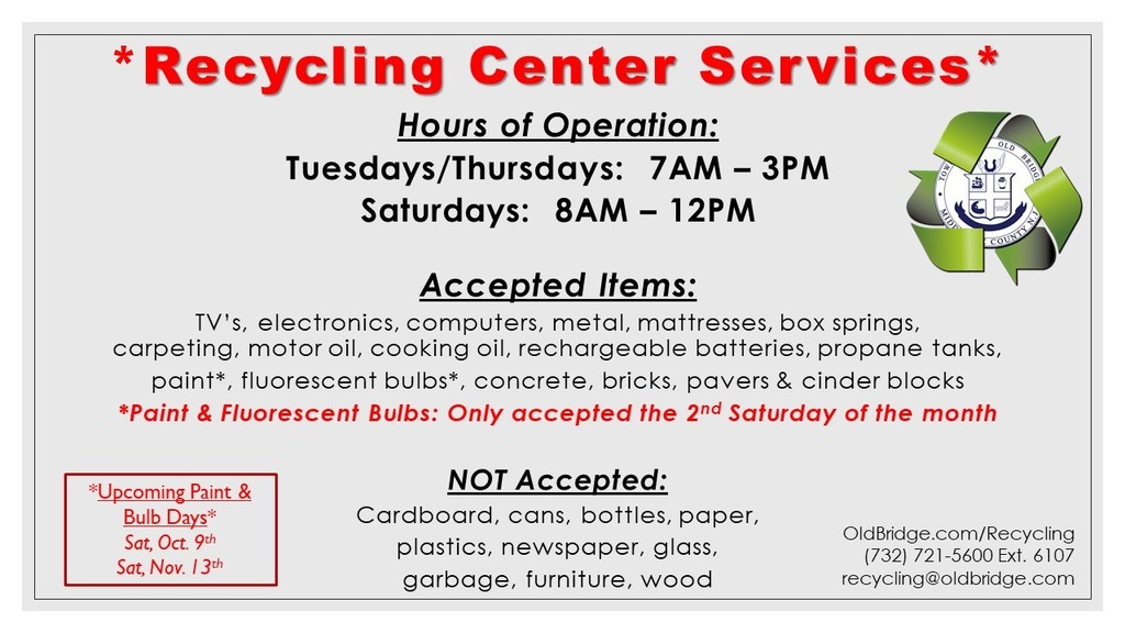 Recycling Center Hours
