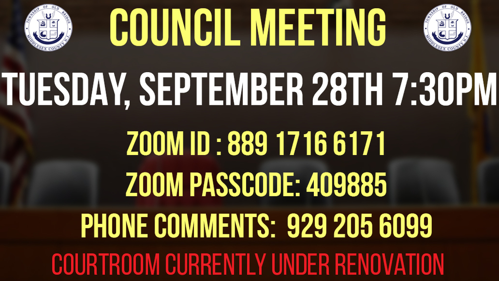 Zoom Council Info September 28, 2021